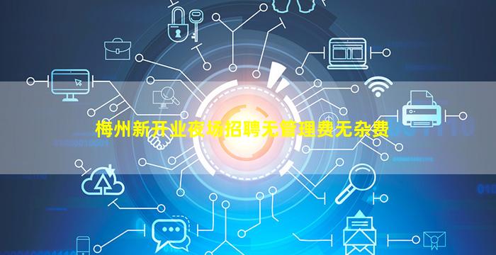 梅州新开业夜场招聘无管理费无杂费